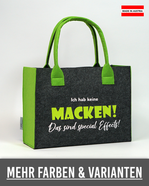 Filz Tasche 054 Ich habe keine Macken