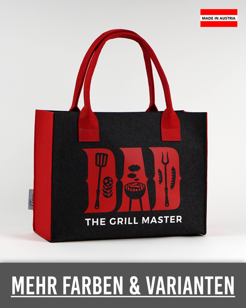 Filz Tasche 071 Dad the Grill Master
