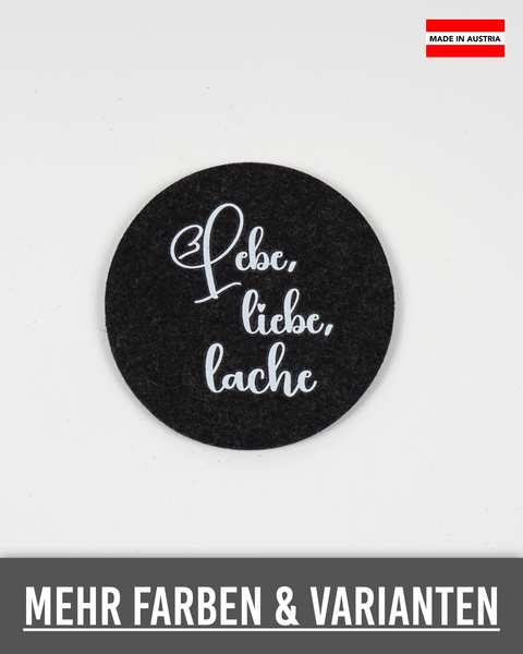 Untersetzer  503 Lebe, liebe, lache