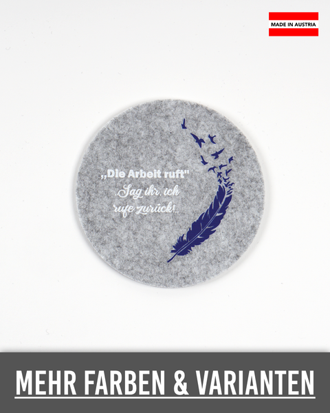 Untersetzer 514_Die Arbeit ruft!