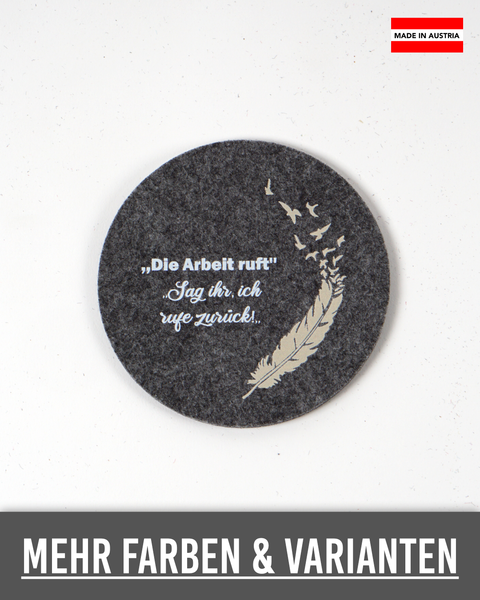 Untersetzer 514_Die Arbeit ruft!