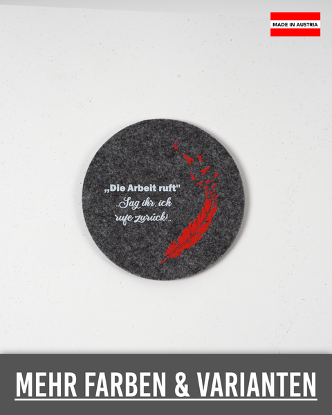 Untersetzer 514_Die Arbeit ruft!
