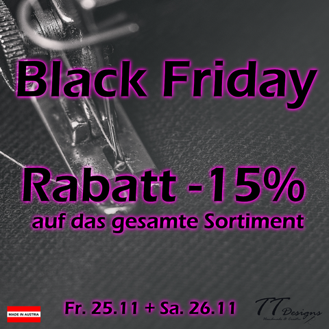 Black Friday Aktion -15%