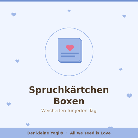 Spruchkärtchen Boxen