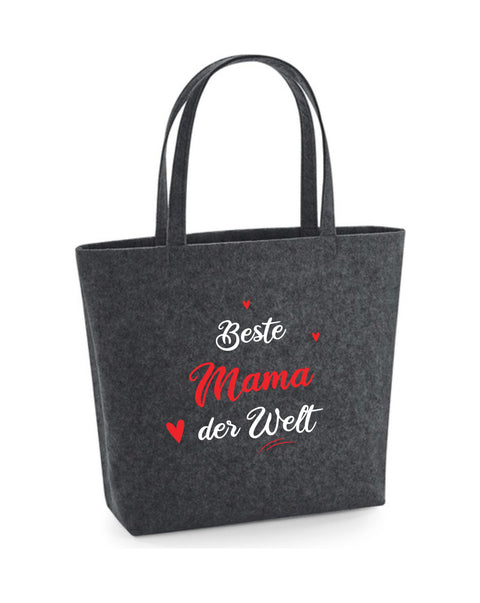Filz Tasche Easy Bag 001 Beste Mama der Welt