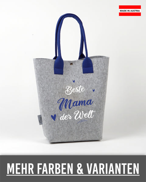 Filz Tasche Shopper 001 Beste Mama der Welt
