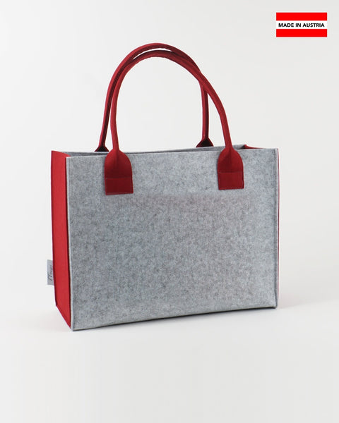 Filztasche „Glücksbringer" – Vorderseite gestalten