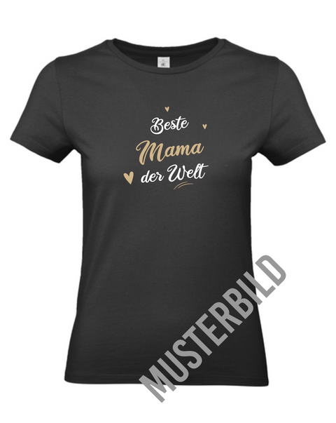 Basic T Shirt 001 Beste Mama TT Designs