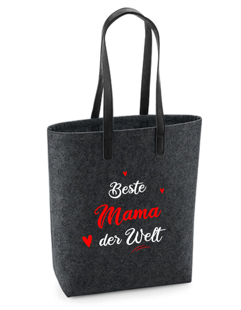 Filz Tasche Easy Bag Premium 001 Beste Mama der Welt