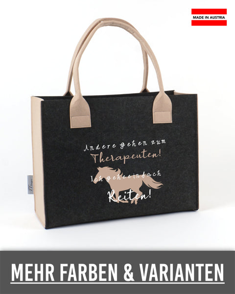 Filz Tasche 109 Pferd Therapeuten