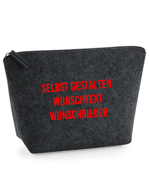 Filz Täschchen Easy S/M Selbst gestalten