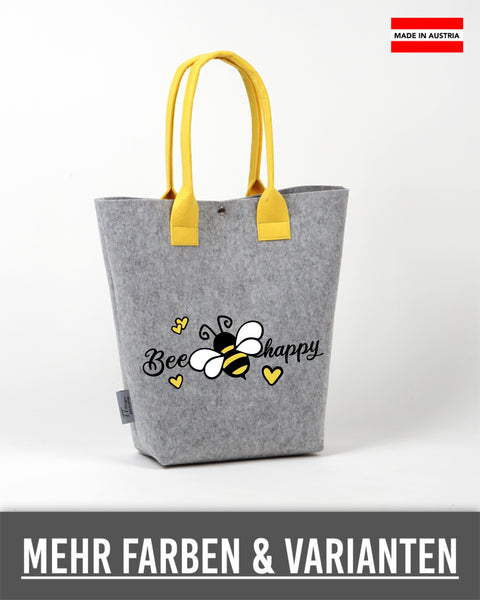 Filz Tasche Shopper 130 Bee Happy