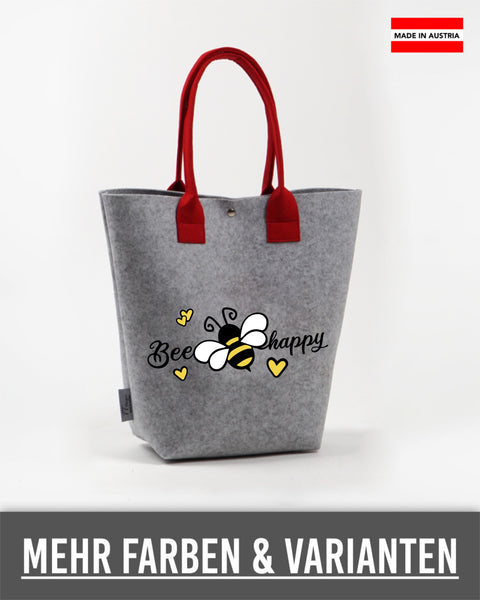 Filz Tasche Shopper 130 Bee Happy