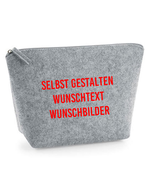 Filz Täschchen Easy S/M Selbst gestalten