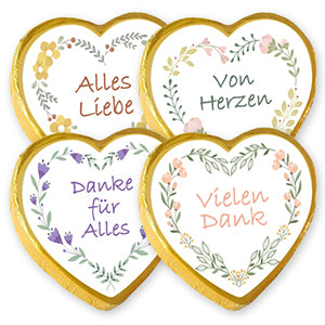 Choco-Herzen sortiert "Kranzzeit"