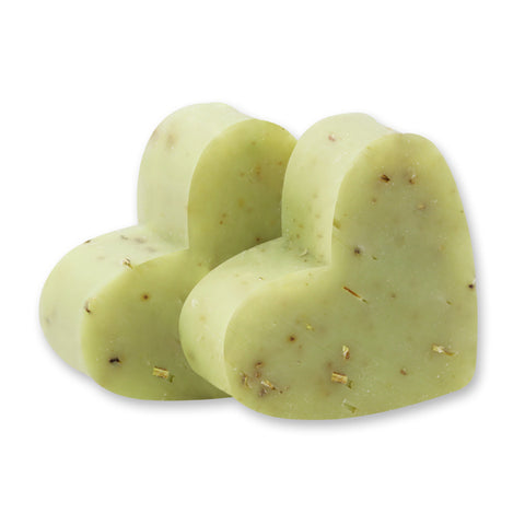 Schafmilchseife Eisenkraut Herz mittel 23g (ca. 43 Stück)