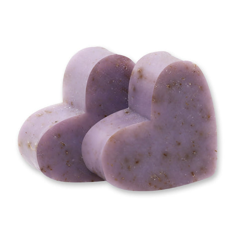 Schafmilchseife Lavendel Herz mittel 23g (ca. 43 Stück)