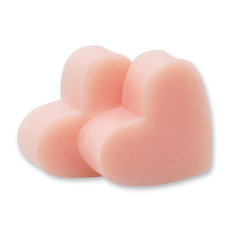 Schafmilchseife Pfingstrose Herz mittel 23g (ca. 43 Stück)