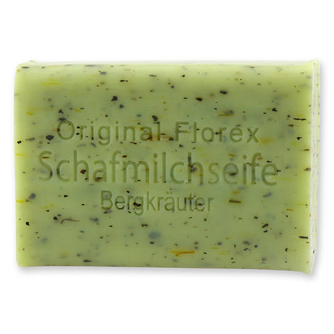 Schafmilchseife eckig Bergkräuter 100g