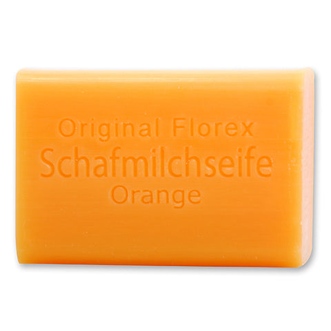 Schafmilchseife eckig Orange 100g