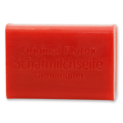 Schafmilchseife eckig Granatapfel 100g