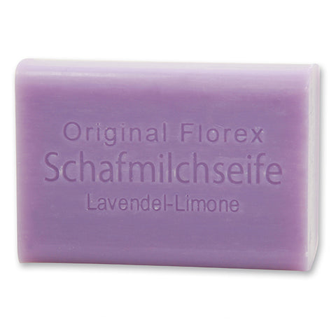 Schafmilchseife eckig Lavendel-Limone 100g