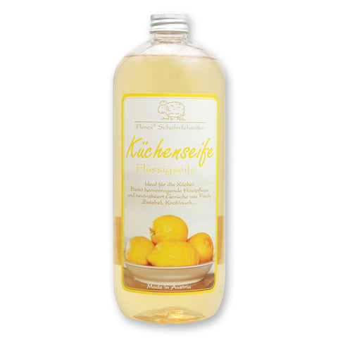 Flüssigseife mit Schafmilch 1l Küchenseife in der Flasche
