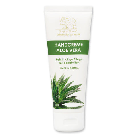 Handcreme mit Schafmilch in der Tube 75ml Aloe Vera