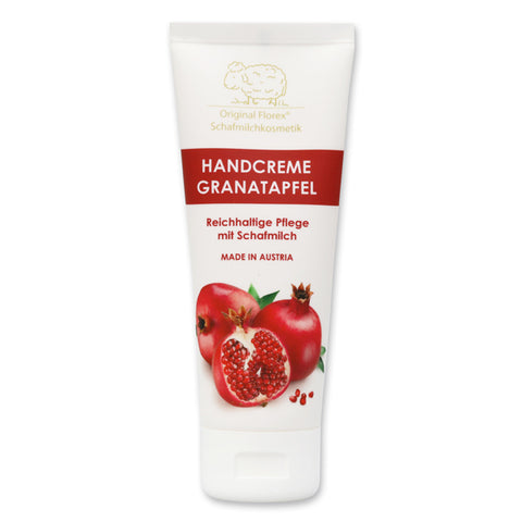 Handcreme mit Schafmilch in der Tube 75ml Granatapfel
