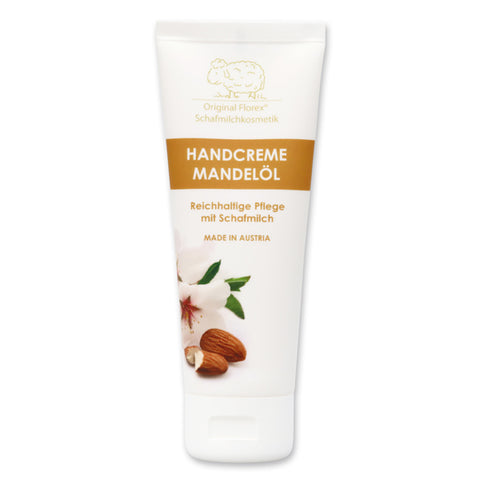 Handcreme mit Schafmilch in der Tube 75ml Mandelöl