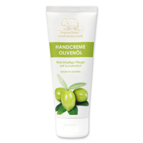 Handcreme mit Schafmilch in der Tube 75ml Olivenöl