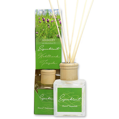 Raumduft 100ml mit Stäbchen Eisenkraut mit ätherischem Öl