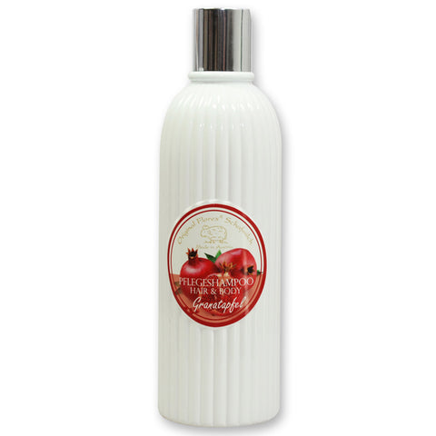 Pflegeshampoo Hair&Body mit Schafmilch Granatapfel 330ml