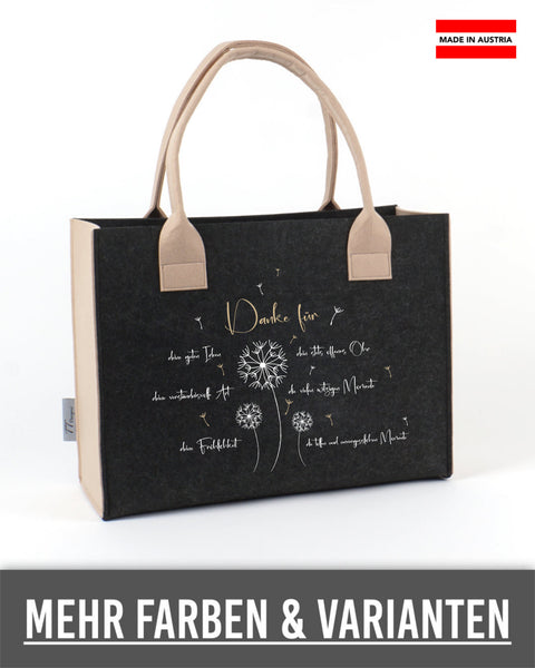 Filztasche L personalisiert Lehrerin – 28 Danke für... – TT-Designs Österreich