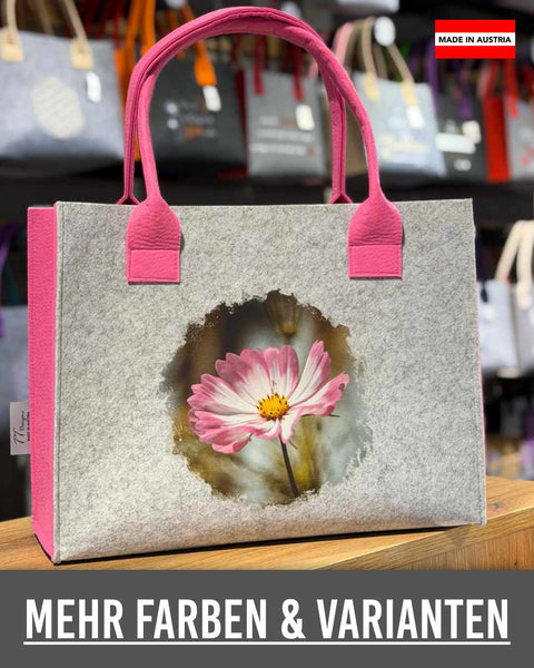 Filztasche "Cosmea" – Nicole Sponner Fotografie