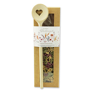 Geschenkset im hohen Karton "Herzlichen Glückwunsch"
