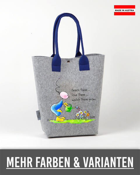 Filz Shopper Oups L016 teach them... love them... watch them grow
