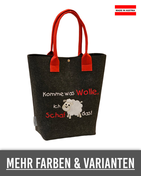 Filz Tasche Shopper (011 Komme was Wolle)