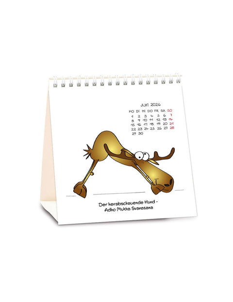 Tischkalender "Rentier Yoga" 2026