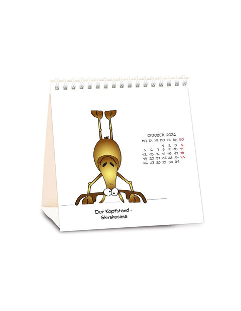 Tischkalender "Rentier Yoga" 2026