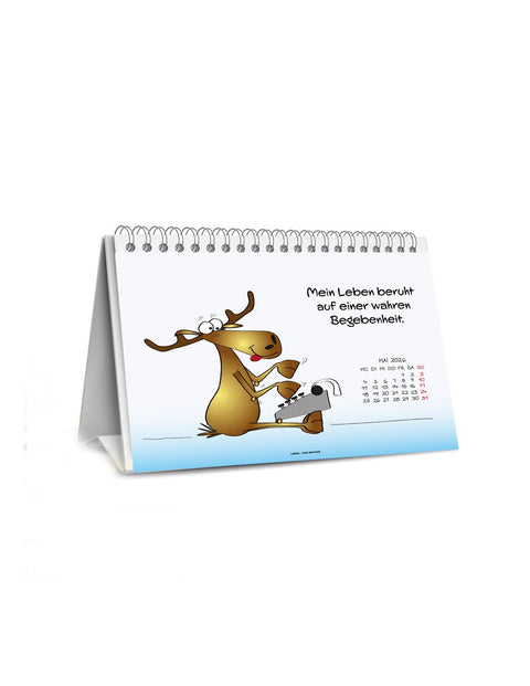 Tischkalender "Rentierisch gut" 2026