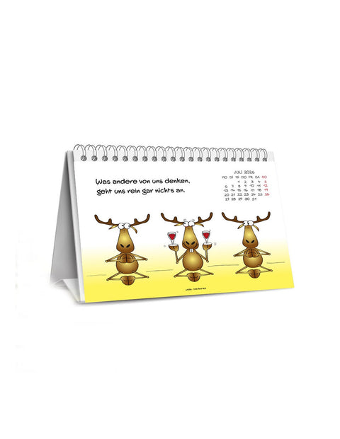 Tischkalender "Rentierisch gut" 2026