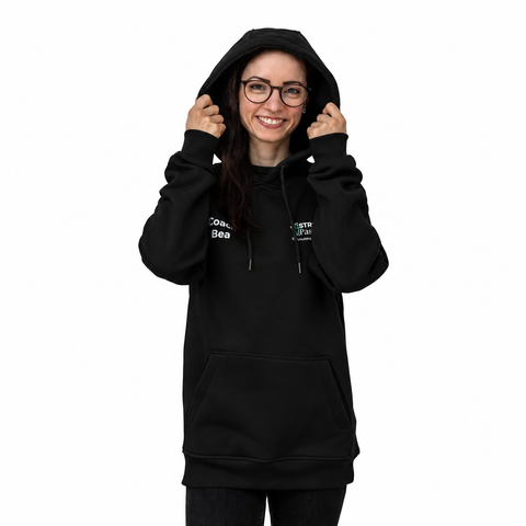 Strong Passion Zip Hoodie in Schwarz, weitere Vorderansicht