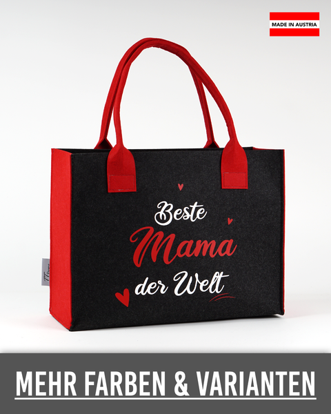 Filz Tasche L (001_Beste Mama der Welt)