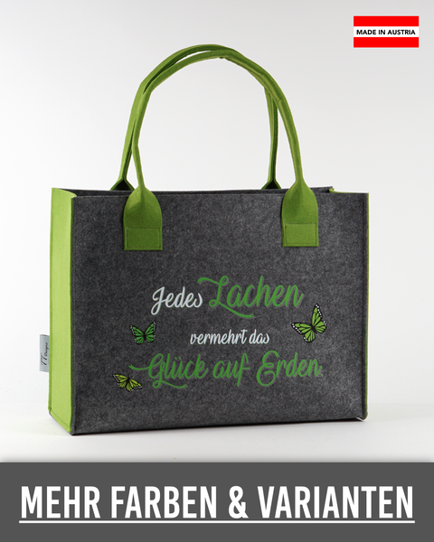 Filz Tasche (042_Jedes Lachen)