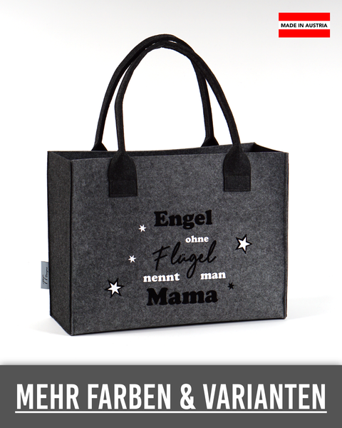 Filz Tasche 047 Engel ohne Flügel nennt man Oma