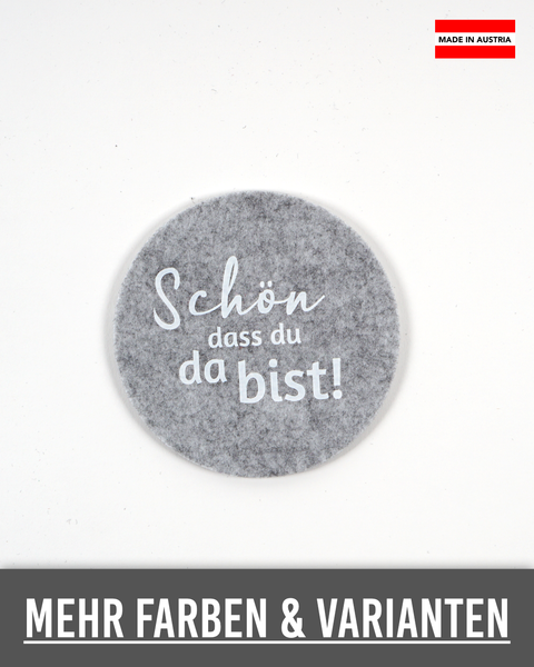 Untersetzer 509 Schön dass du da bist